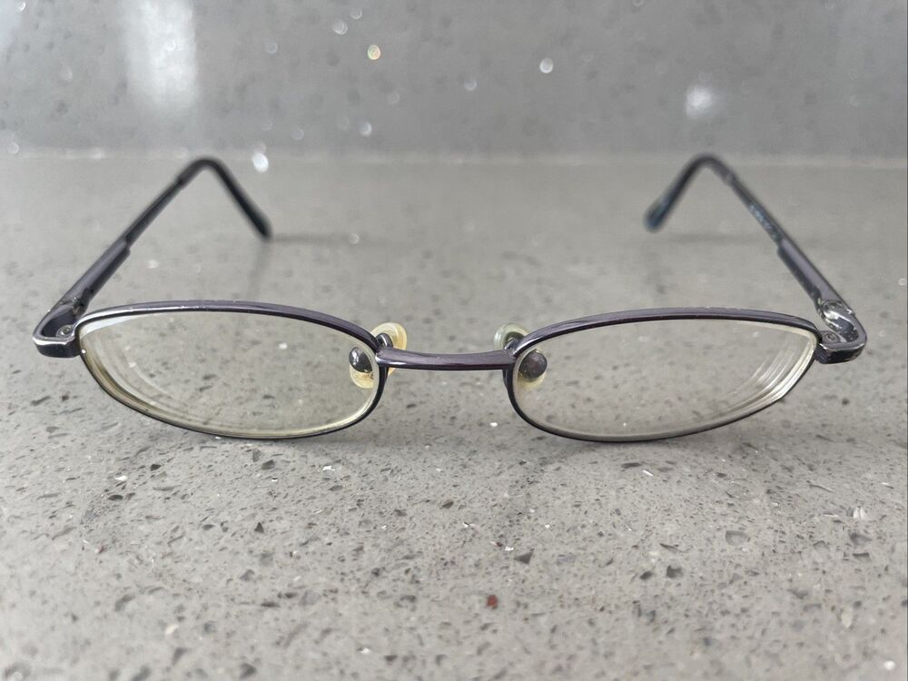 SUPERFLEX SFK 44 EYEGLASSES FRAMES ONLY 42-17-120 W Color 2 full rim gray navy